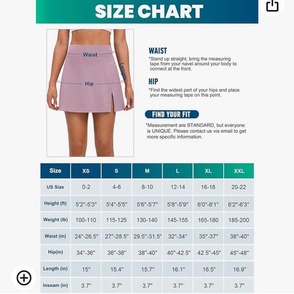 Amazon Navy Active Skort - Picture 2 of 10